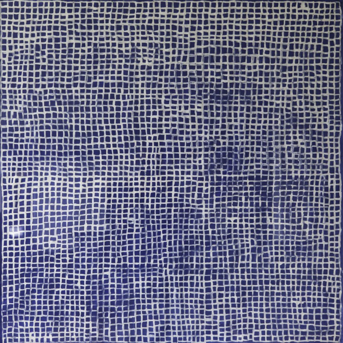 "Netzwerk Blau" (100m x 100cm)